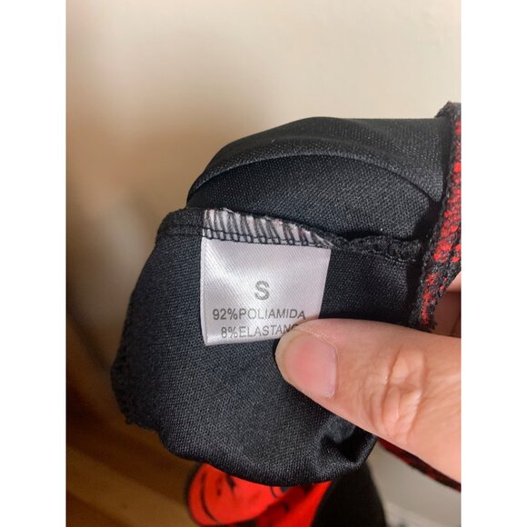 Halloween Costume Vampire Dress Bats Cats Black Red Girls Size Small - Picture 6 of 7